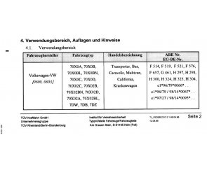 Vogtland Tieferlegungsfedern  HA für Volkswagen (VW) T4 Transporter 